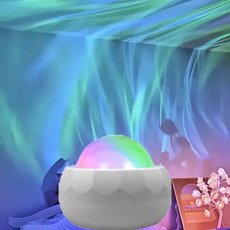 Aurora Mood Light Galaxy Projector Space Night Light with Northern Lights Effect Light for Bedroom PlayroomGame Room Parties