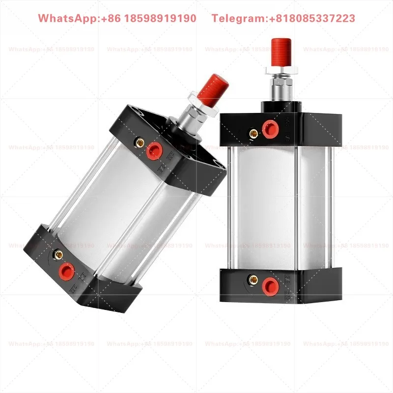 Magnetic Standard Air Cylinder 40/50/63/80 Bore Multi Stroke High Thrust Pneumatic Automation Replacement Parts