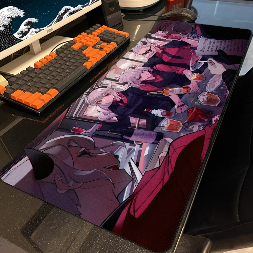 

Helltaker Anime Mouse Pad Gamer Mousepad Baby Bear Mouse Pad Large Mouse Mat Natural Rubber Desk Rug PC Desk Mats Design