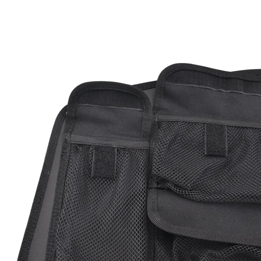 Motorcycle Accessory Trunk Lid Organizer Bag Polyester Materials Black  4 Pockets Fits For Honda Glod Wing GL1800 2001-2017