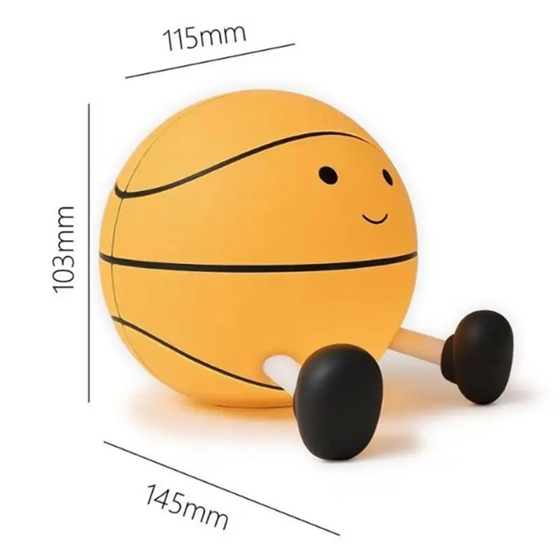 ABVT-Basketball Lamp LED Rechargeable Light Basketball Lamp For Sports Fans Ideal Gift For Boys And Girls