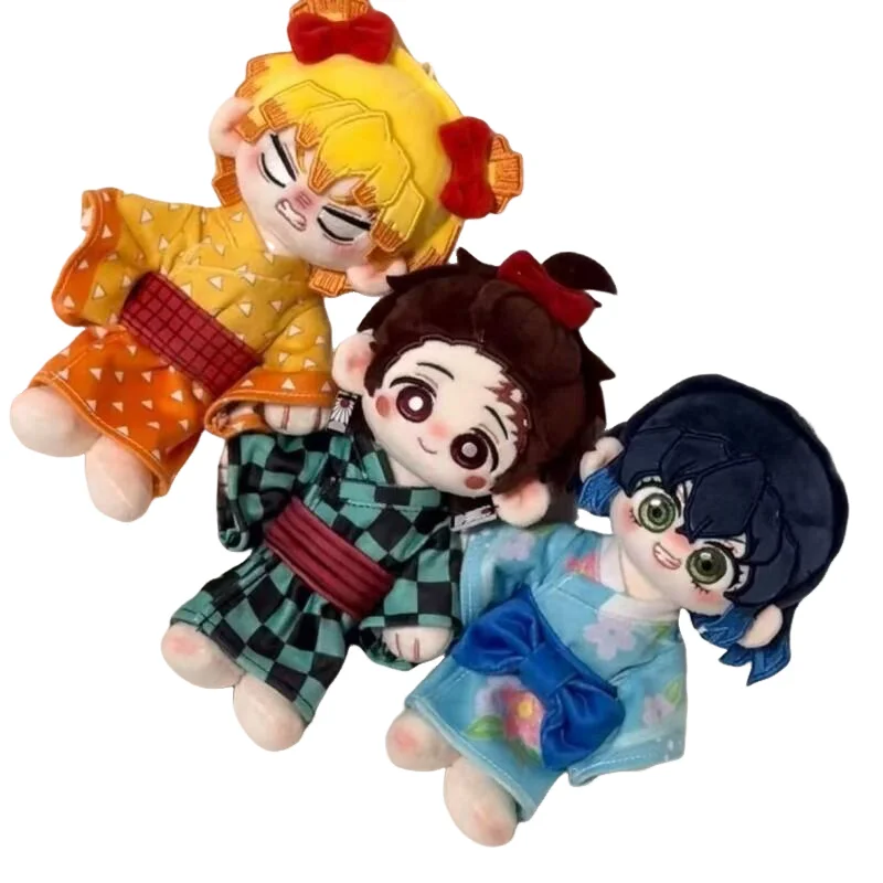

BANDAI Demon Slayer Kamado Tanjirou 15Cm Soft Plush Doll Cartoon Animation Keychain Hang Ornament for Boys Girls Gift Fashion