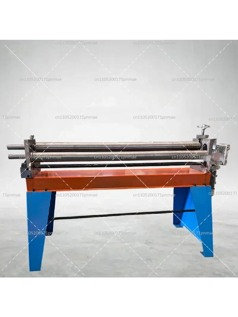 2x1000/1.5x1300 Electric Asymmetrical 3 Roller Sheet Metal Bending Folding Rolling Machine Plate Roller