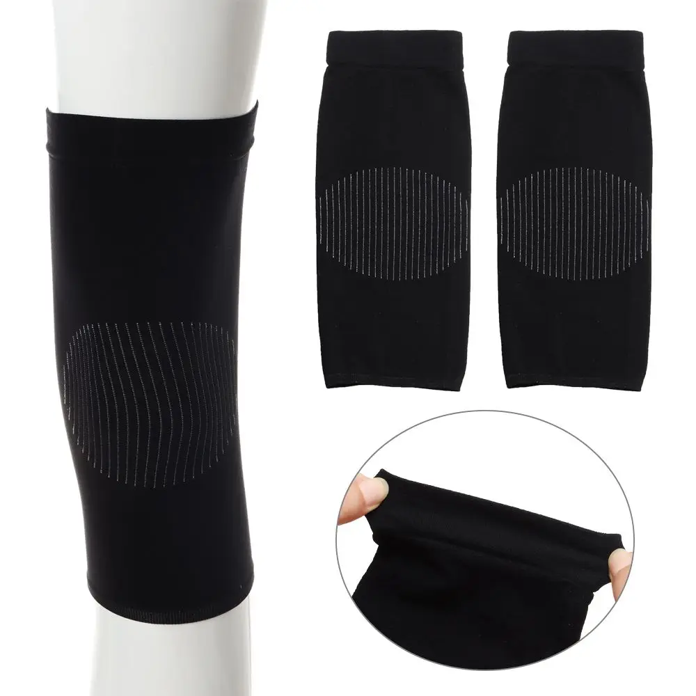 1Pair Nylon Short Leg Cover Pain Relief Invisible Silk Stockings Leg Warmers Knee Protector Pad Knee Sleeves
