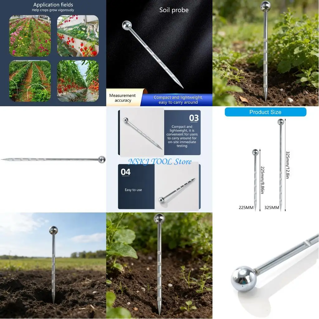 

L8RC Durable Garden Tool for Accurate Soil Moisture Detection Indoor Use