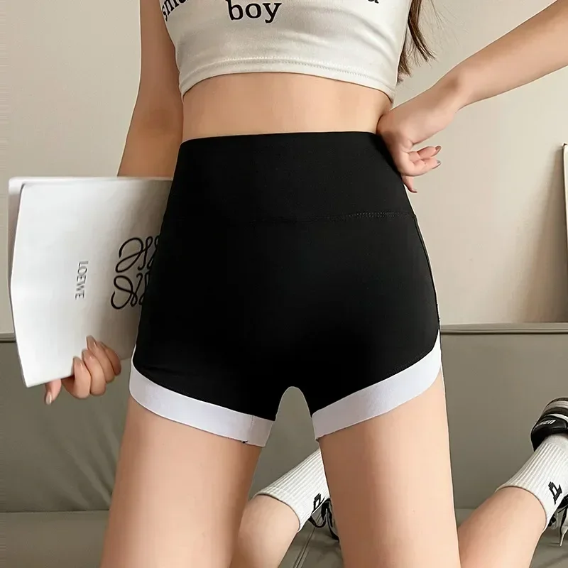 

Summer Shark Pants Women Thin Style Leggings High Waist Hip Liftting Traceless Safety Pants Quick Drying and Breathable Shorts