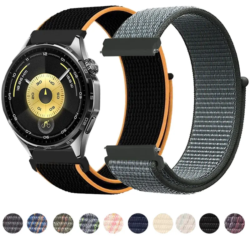 20 مللي متر 22 مللي متر حزام النايلون لساعة هواوي 5 4 46 مللي متر GT6 برو GT6-5-4 46 مللي متر سوار معصمه Amazfit التوازن 2 Bip 6 نشط 2 كوريا #1