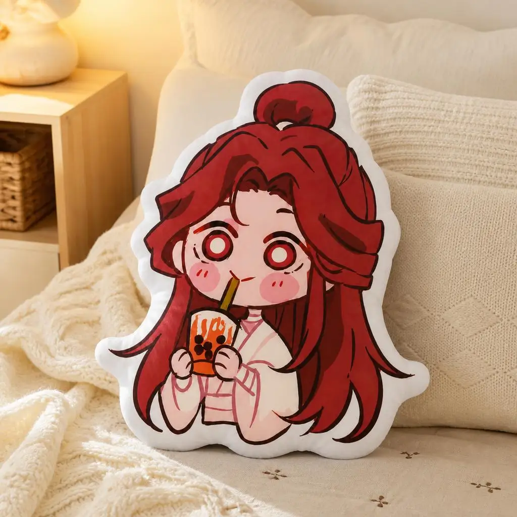 Heaven Officials Blessing Tian Guan Ci Fu Xie Lian Plush Pillow Cushion Irregular Stuffed Throw Pillow Home Gift Sofa Bed Couch