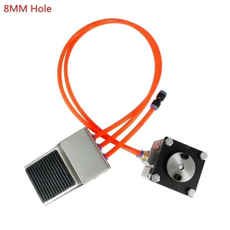 Pneumatic Edge Sealing Strip Punching Machine Hidden Hole Punch Tool For Woodworking Leather Processing