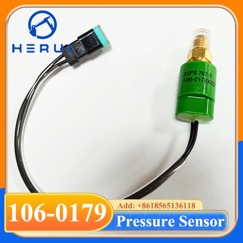 

Electric Parts Pressure Sensor Switch 106-0179 106-0179X03 1060179 for Excavator E330B E330C