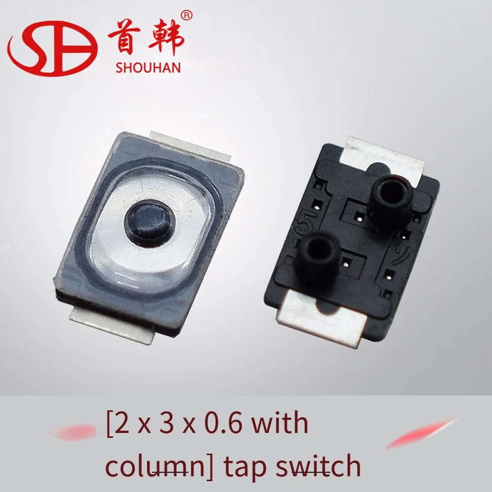 

Headphone Key 3020pawdb1p2*3*0.6 Waterproof 3020 Light touch side stick key switch with positioning column