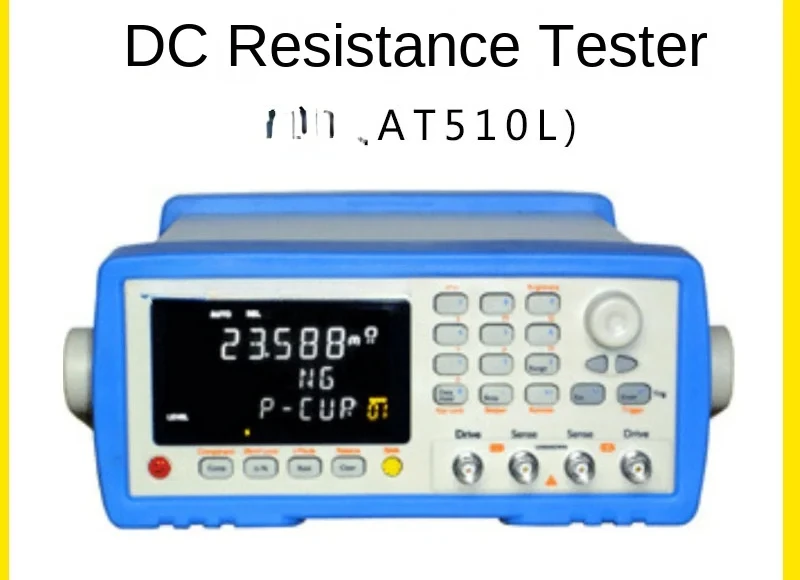 

High-Precision Microohm Meter X1mm-3mohm DC Low Resistance Detector At510l Resistance Test Instrument