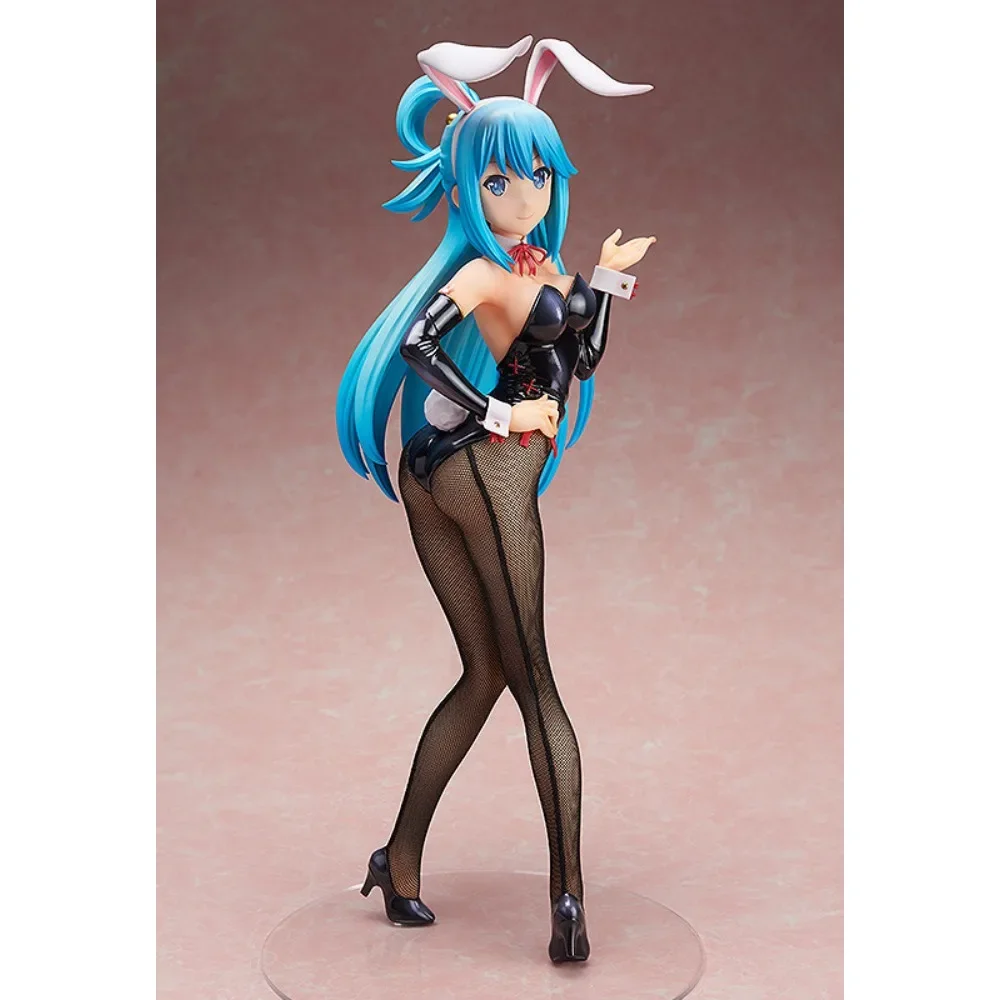 38cm 1/4 B-style Japanese Anime Girl Statue Aqua Bunny Ver Action Figure Cast Off Adult Collection Model Toy