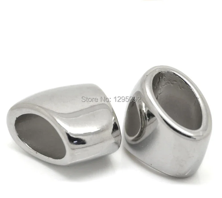 75Pcs Silver Tone CCB Plastic Beads DIY Scarf Accessory Jewelry Findings 36x33mm