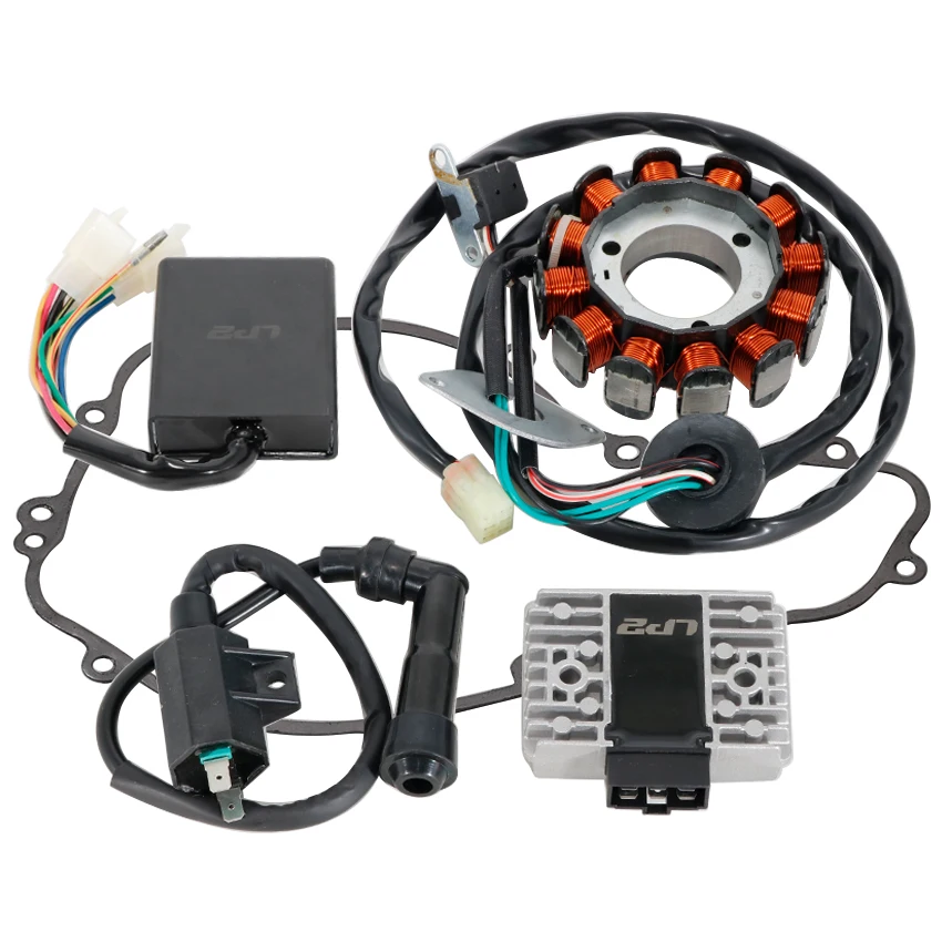 5 PCS Ignition Coil Stator CDI Box Regulator Gasket for Kawasaki KL650 KLR650 Tengal 21119-1272 21121-1152 21003-1170 21066-1038