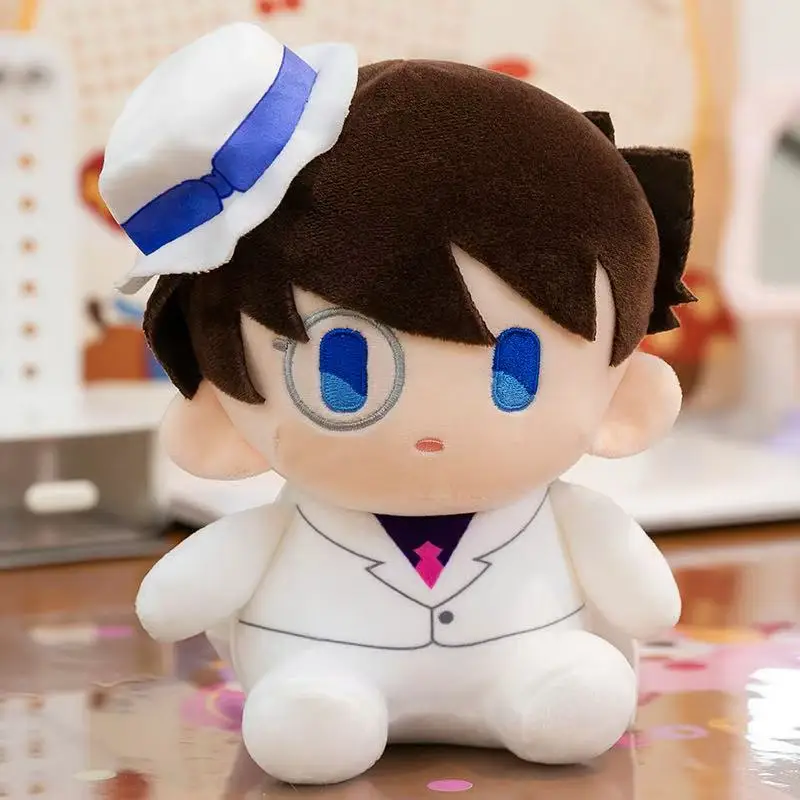 21cm New Detective Conan Series Doll Stuffed Plush Toy Handmade Doll Cartoon Anime Cute Pillow Children's Birthday Gift Fun Doll