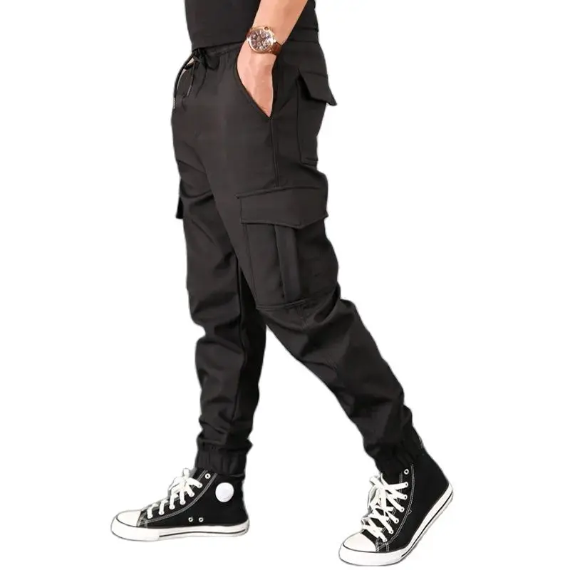 

New Fashion Pockets Cargo Pants Men Harem Loose Baggy Trousers Streetwrear Joggers Clothes