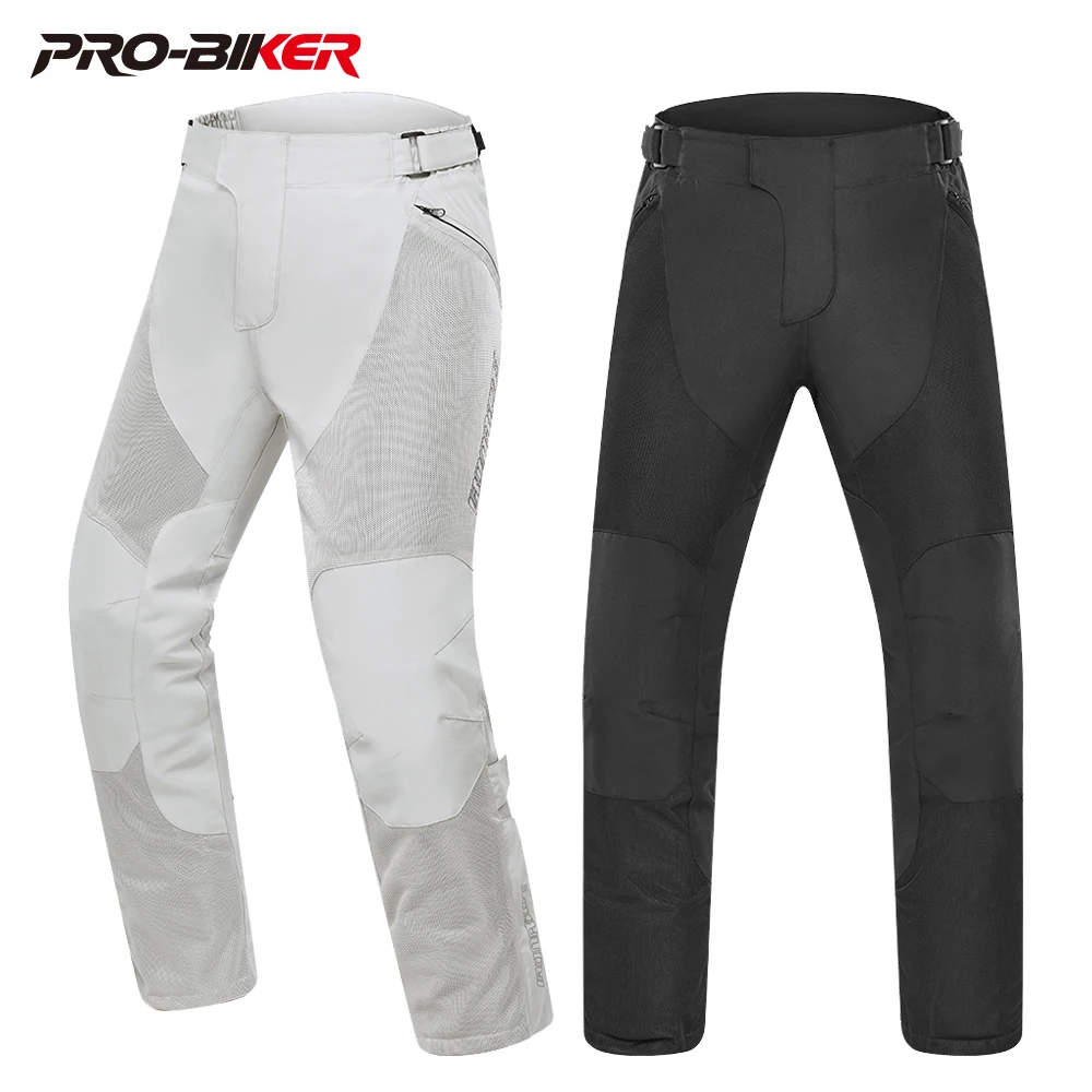 

Motorcycle Pants Summer Breathable Outdoor Motocross Riding Pants Anti Fall Windproof Motorbike Pants Built in CE Protectors