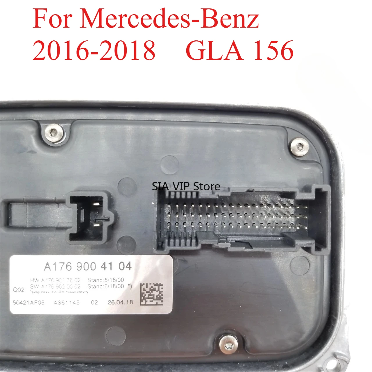 

For 2016-2018 Mercedes-Benz GLA 156 Headlight Control unit LED headlight ballast control module OE 176 900 41 04 A1769004104