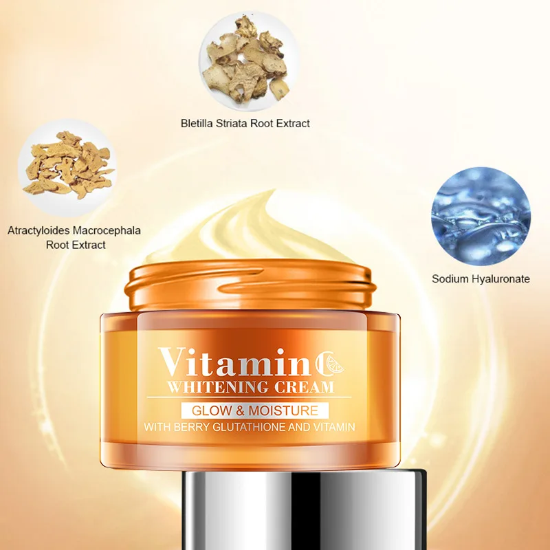 

Крем с витамином С для светящейся кожи — ежедневный увлажняющий крем для лица для осветления цвета лица и выцветания темных пятен