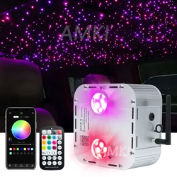 32W RGBW Dual Colors Twinkle Starlight Headliner Kit Music APP Starry Sky Light Fiber Optic Light for all Fiber Optic Cable