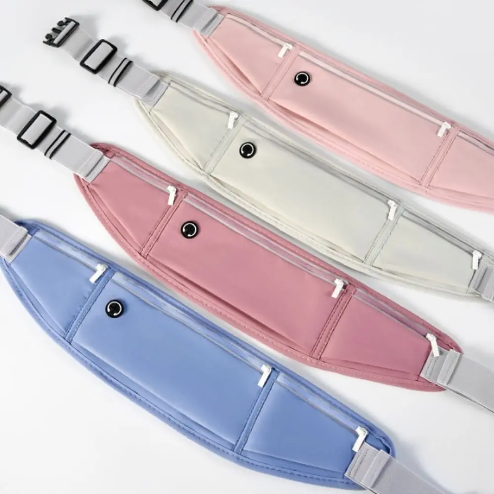 Three-section Running Waist Bags Waterproof Multi-function Marathon Running Bag Belt Bag Case Sports Phone Bag Outdoor Riding