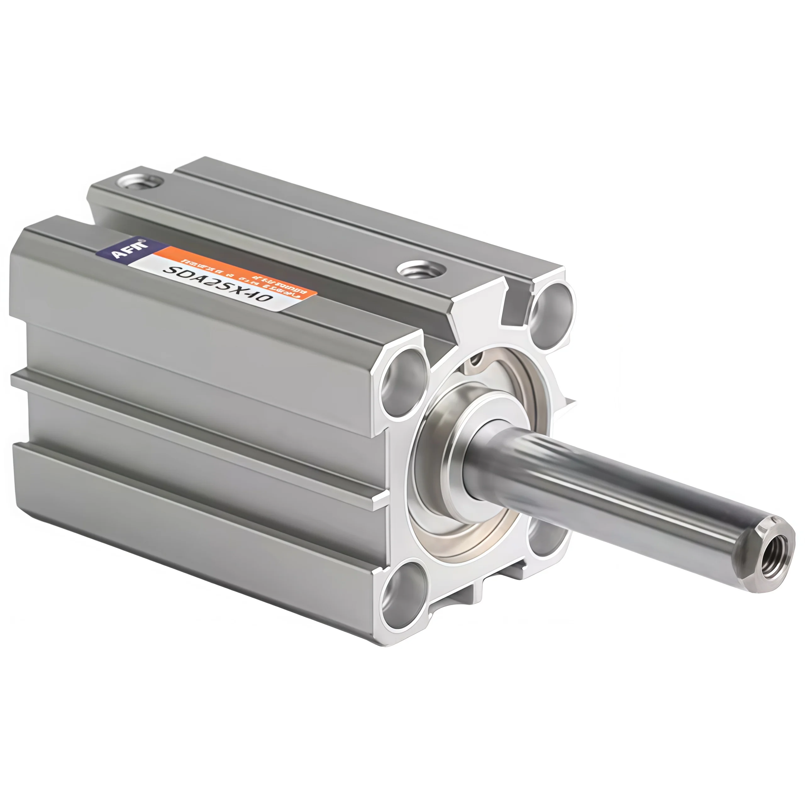 SDA Compact Pneumatic Cylinder Double Acting Thin Air Cylinder 12/16/20/25/32/40/50/63/80mm Bore 5-100mm Stroke Piston Cylinder