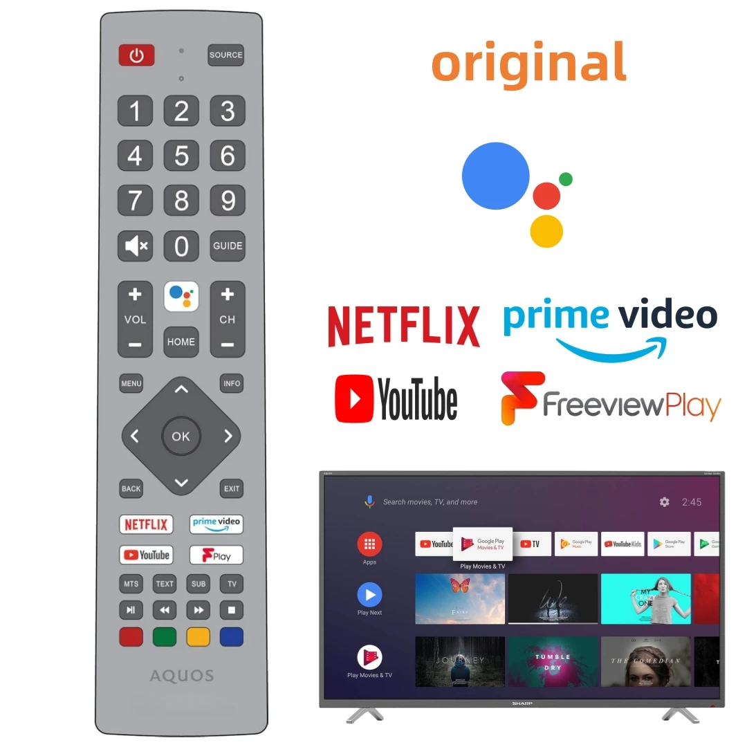 Оригинальный Голосовой Пульт Дистанционного Управления SHW/RMC/0134 Для Смарт-Телевизора SHARP AQUOS 50BN5KA, 70CL5K, 50BL6K, 55BL2KA, 65BJ5KA