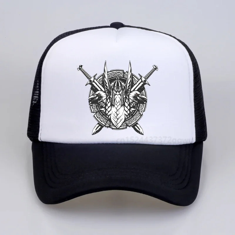 Viking Odin's Shield Baseball Cap women Rune Amulet hat summer cool mesh Breathable snapback hats