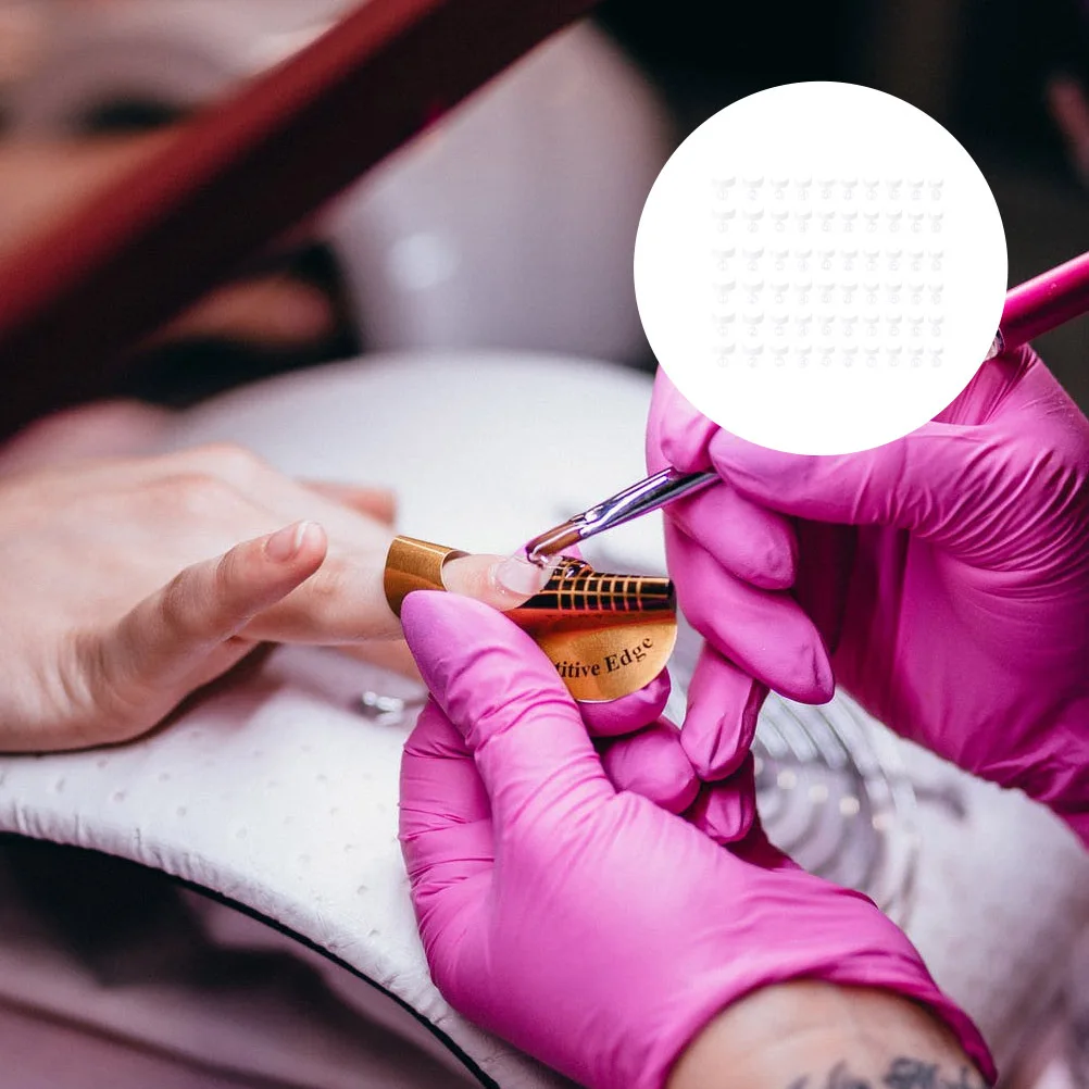 

500pcs Crescent Nails Lightweight Durable Manicure Tip Decoration Nail Tips For Home Nail Art Tools Decorative Nails