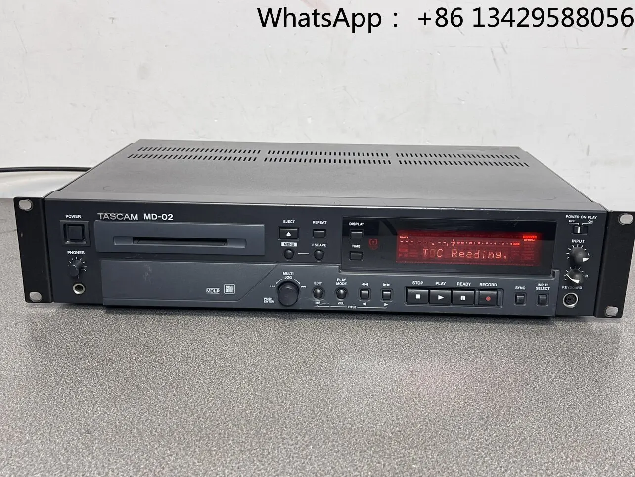 MD-02 MD Desktop Player Balance Interface Professional Mini Disc Machine 220 Voltage 2 Hands