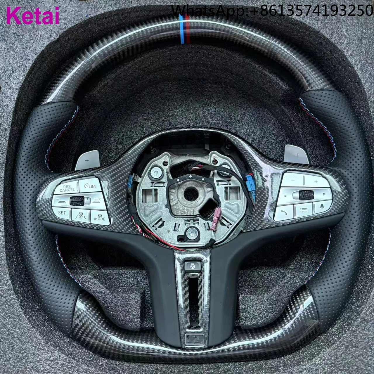 

Wholesale applicable to carbon fiber LED sports version G20 G30 Lci 330i M340i with OBD steering wheel