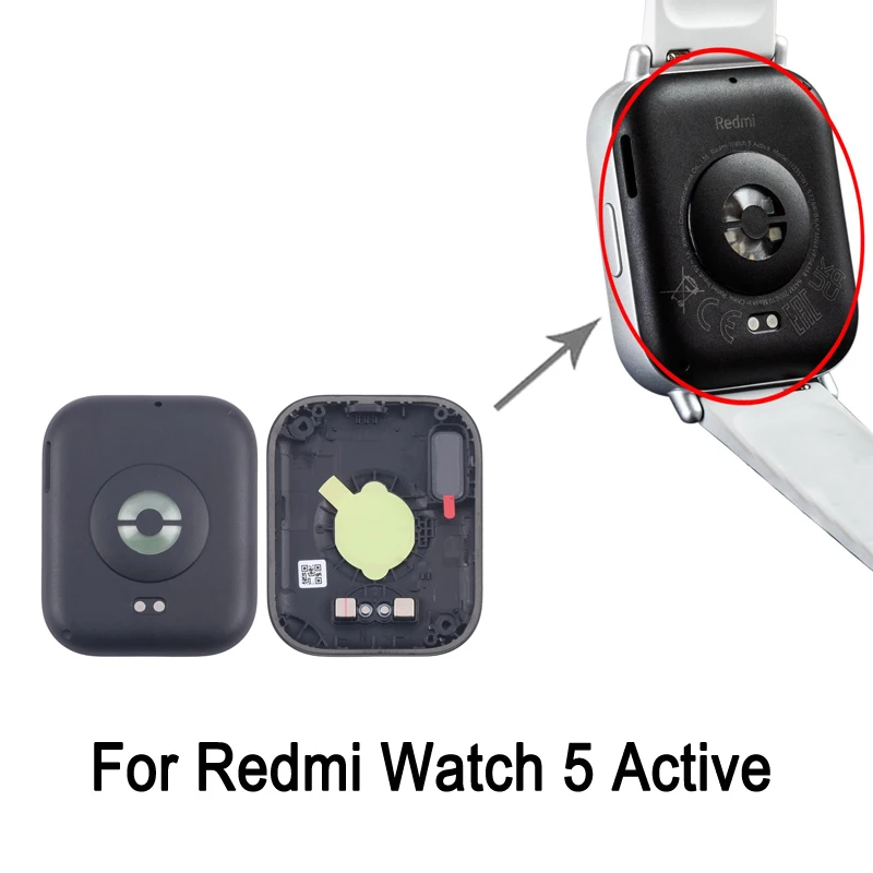 

Rear Housing Cover For Xiaomi Redmi Watch 5 Active, Smartwatch Bottom Cover Replacement Part