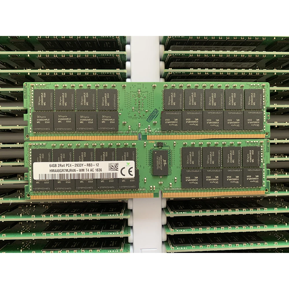 

1 шт. 64BG 64G 2RX4 PC4-2933Y DDR4 2933 ECC REG для памяти SK Hynix RAM