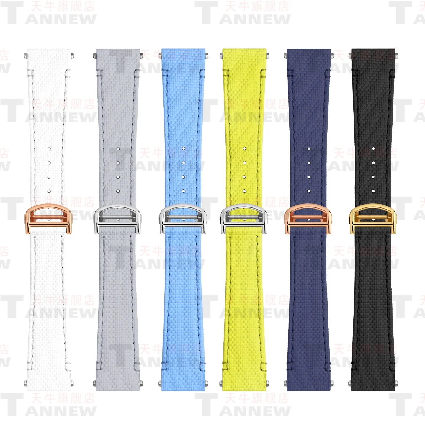 For Cartier Santos WSSA0010 WSSA0009 Watch Strap 21mm Quick Release Fluoroelastomer Top Leather Back Replacement Band