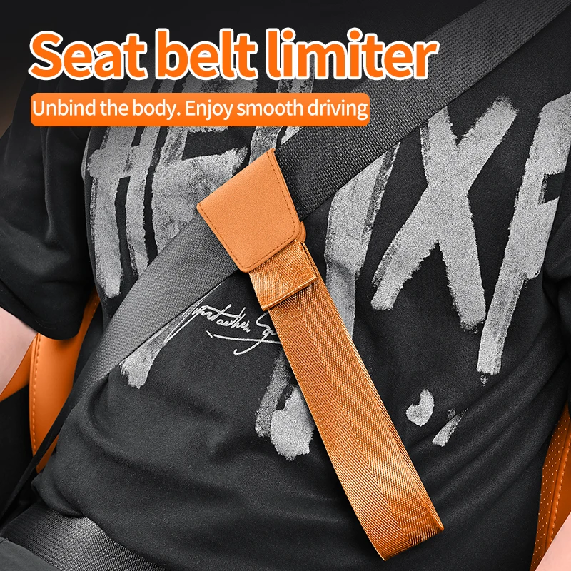 New Car Seat Belt Handle Anti Pinch Limiter Universal Car Magnetic Seat Belt Extension Handle Adjustment Buckle