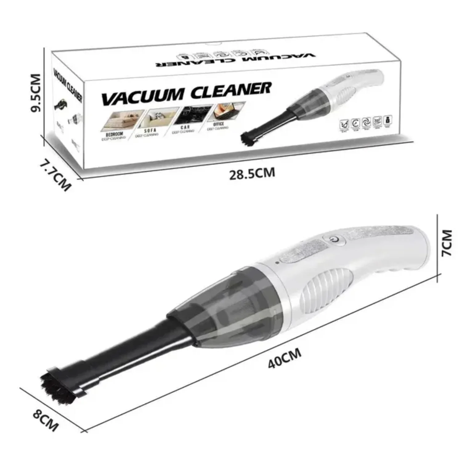 휴대용 가정용 자동차 강력한 무선 대형 흡입 진공 청소기 고전력 소파 창 청소 소형 기계