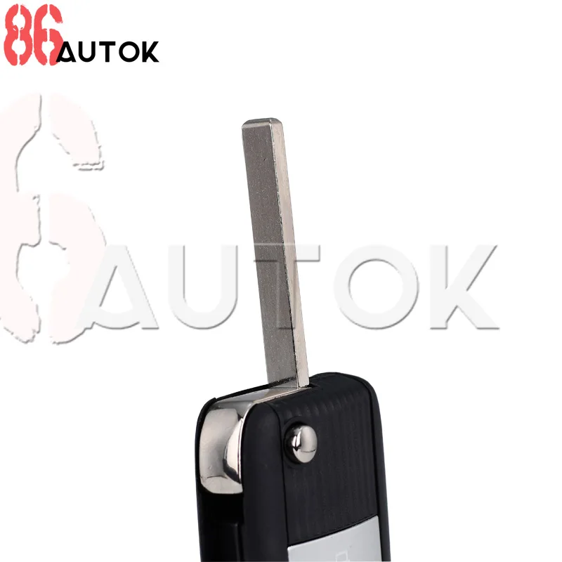 Auto Smart Remote Key 433Mhz with ID47 Chip (7953) for MG HS ZTS ZS MG3 MG6 MG5 RX5 RX8 I5 I6 Flip Folding Key Car Key 3 Buttons