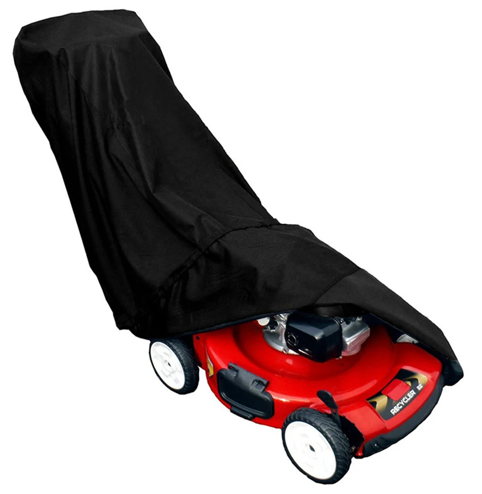 

Lawn Mower Cover Waterproof Snowblower Cover Shade UV Protection Tractor Covers For Yard Garden Furniture Motorcycle Quad Bikes