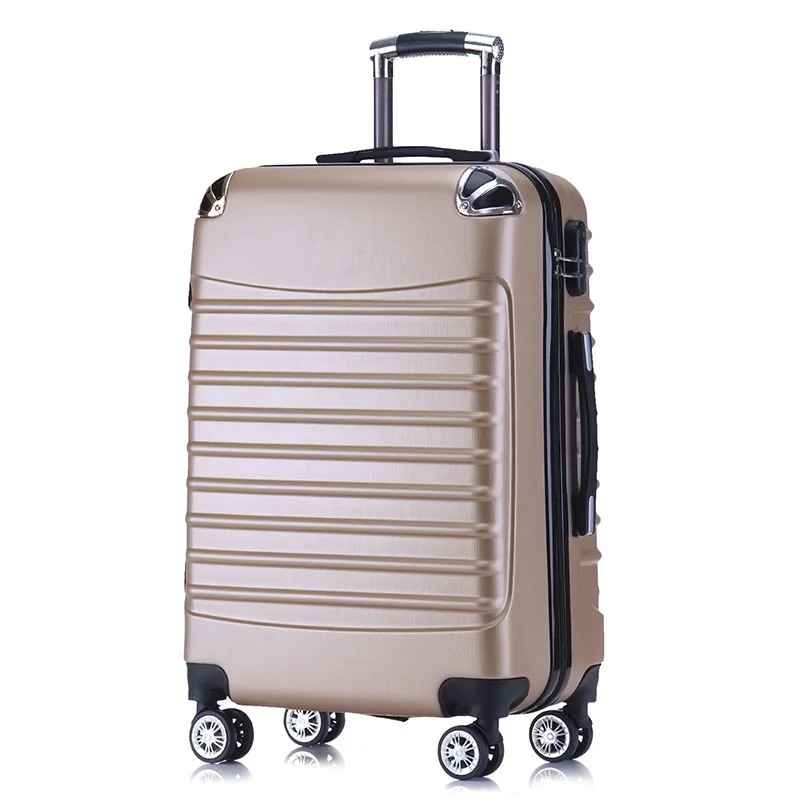 (34) Customized Abs Trolley Suitcase 20-inch Zipper Boarding Suitcase