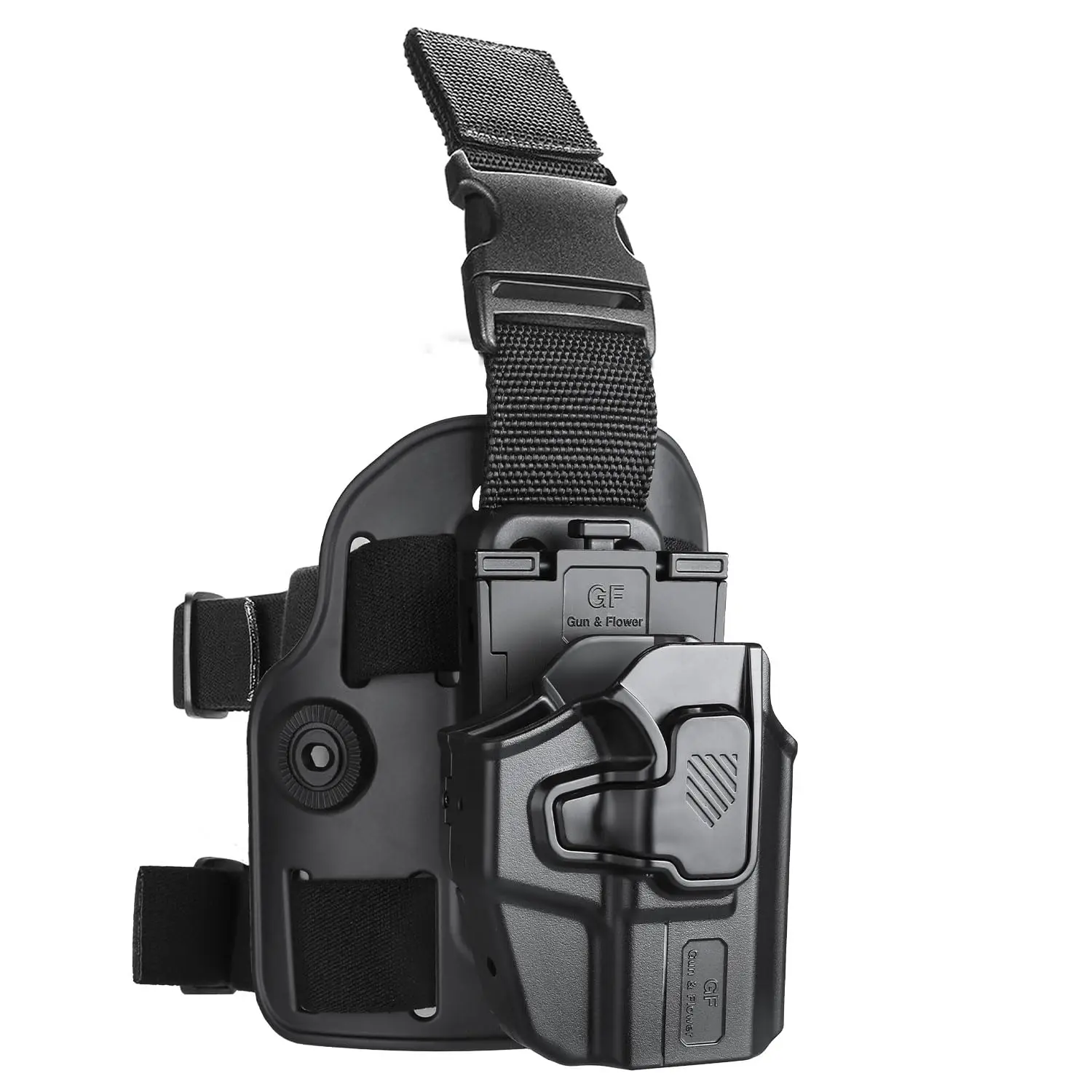 Level II Universal Drop Leg Holster, for Sub-Compact, Fits Taurus G3C G2C GX4, G43X MOS, G43X, Sig P365 XMacro, P365XL, P365