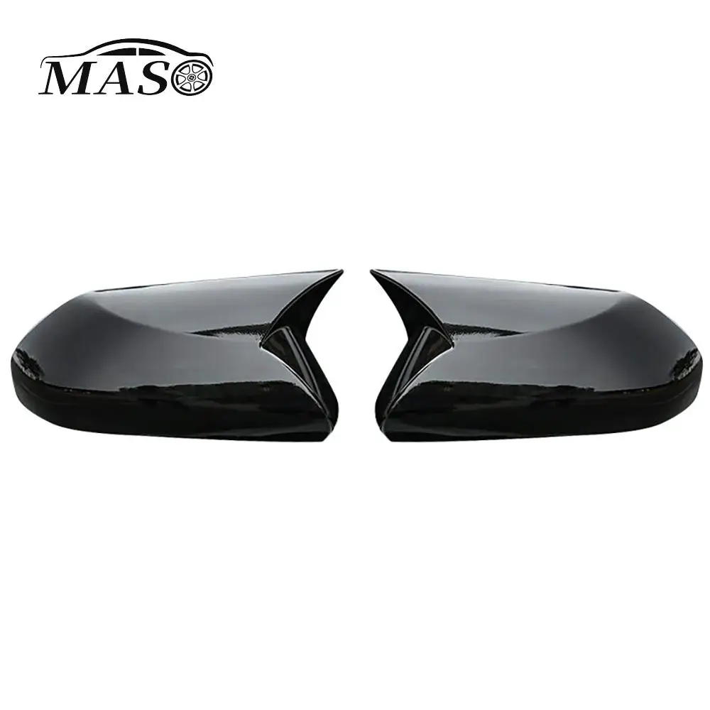 1 Pair For Toyota Camry 2018 2019 2020 2021 2022 2023 Glossy Black Rearview Mirror Cover Cap Door Side Mirror Stricker Trim