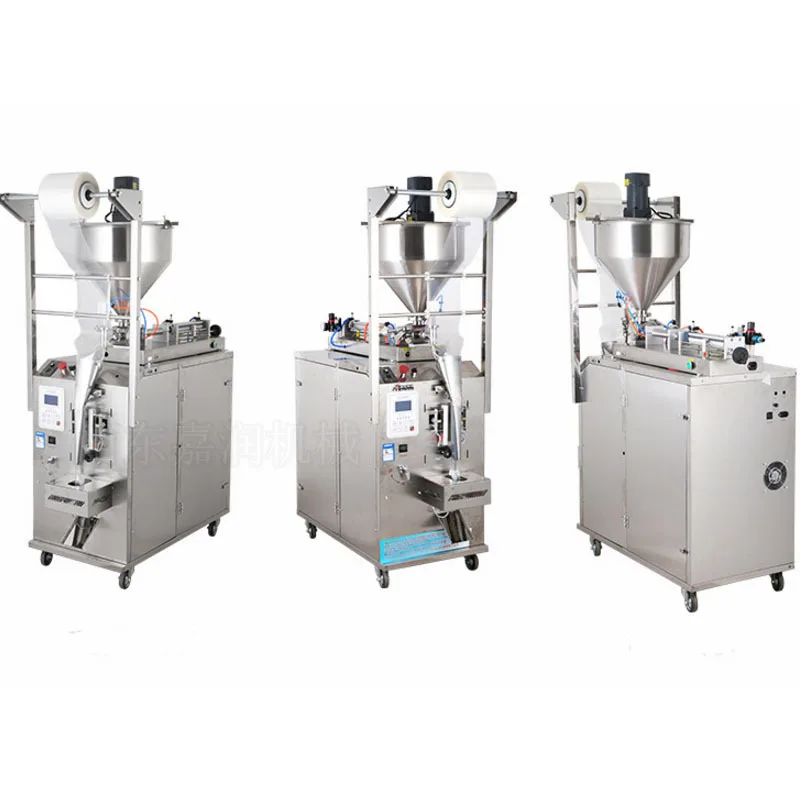 

HCY Oil splashed chili bag sealing machine, automatic paste packaging machine, vinegar seasoning water filling machine