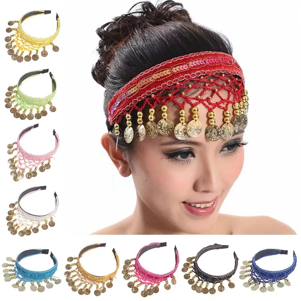 Belly Dance Costumes Hair Hoop Stage Performance Accessories Hair Accessories Headwear Head Chain Headpiece