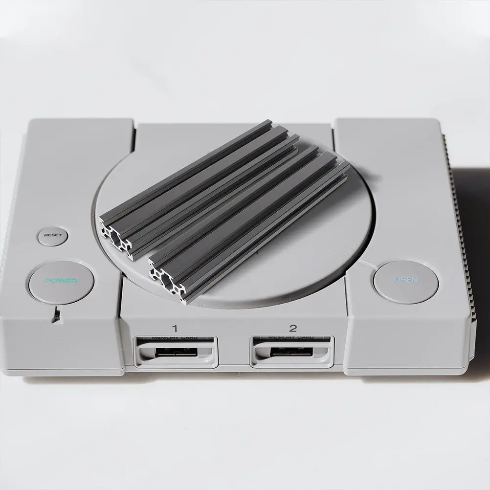 T Slot Aluminum Extrusion Profile 2Pcs 300mm Anodized Linear Rail for 3D Printer CNC Workbench Furniture