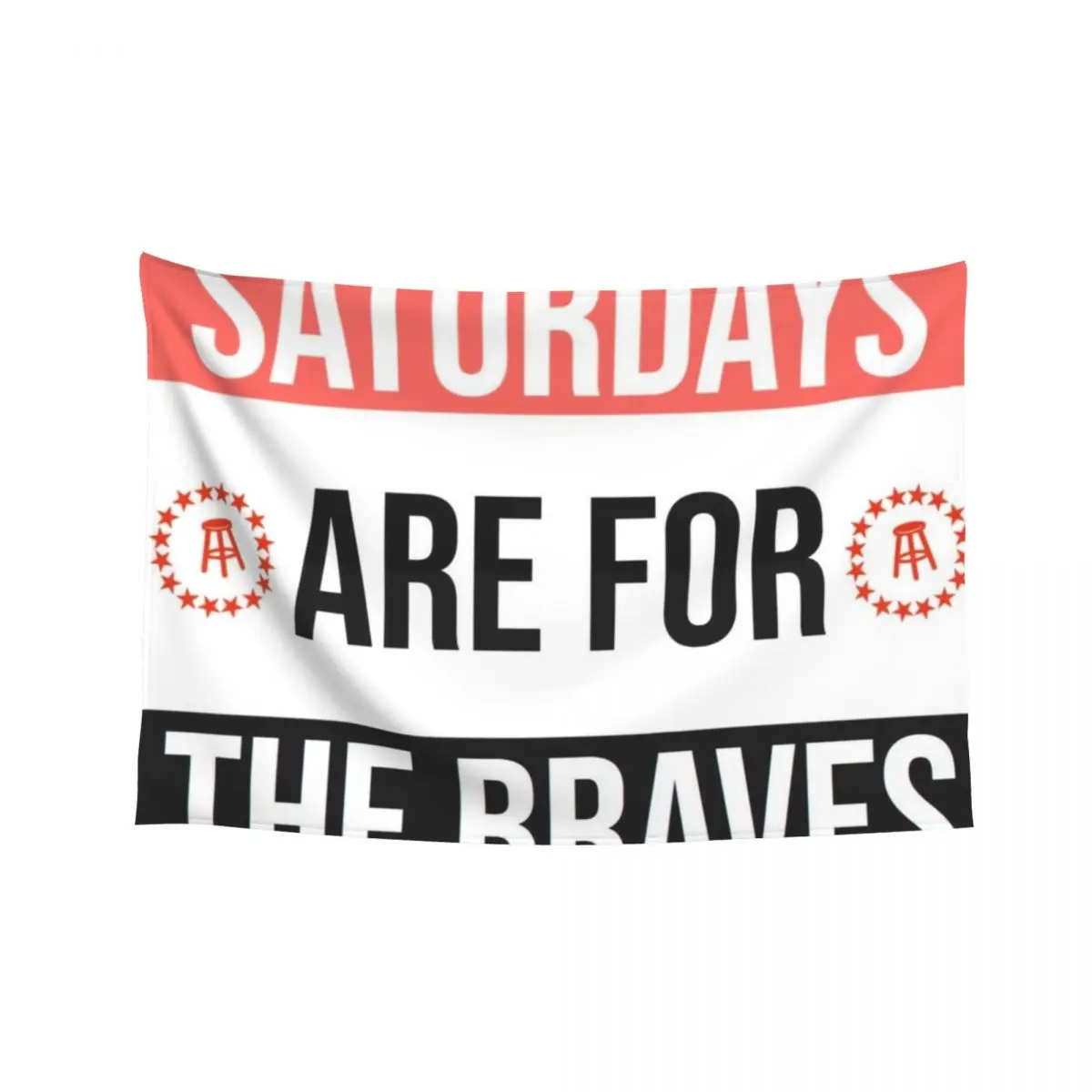 

SATURDAYS ARE FOR THE BRAVES Tapestry Nordic Home Decor Bedroom Deco Wall Decor Hanging Tapestry