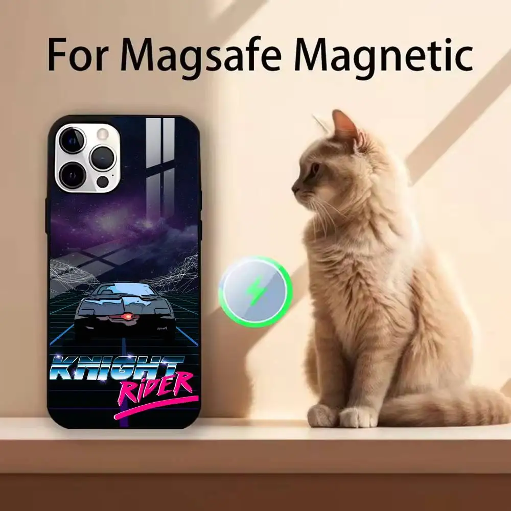 KITT Car Knight Rider  Phone Case For iPhone17,16,15,14,13,12,11,Pro,Max,Plus,,SE4,Magnetic Charging Compatible - view 2