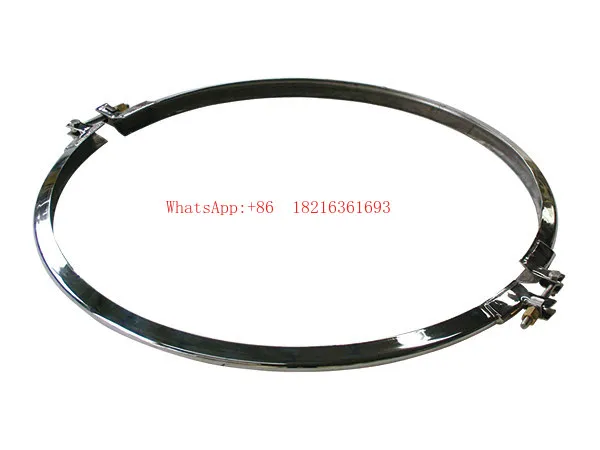 Stainless Steel Circular Vibrating Screen Lock Accessories, Large Bundle Ring Clamp, Rotating Vibrating Screen Lock Ring
