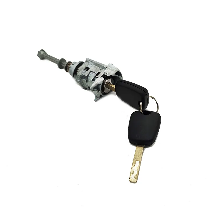 Front Left Door Lock Cylinder Barrel with 2 Keys Fit for Citroen C4 2004-2011 Picasso 2006-2008