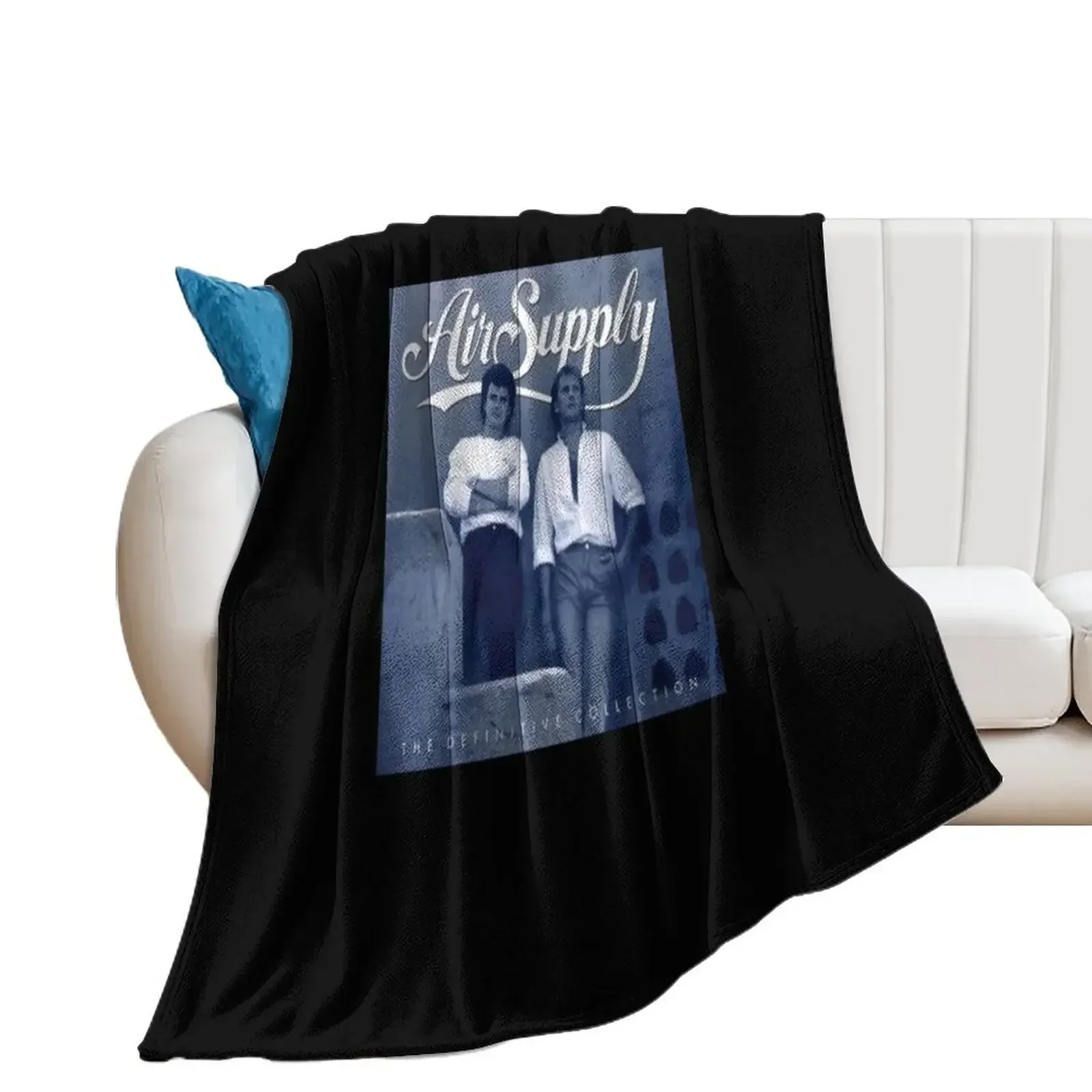 

air supply music band Throw Blanket Picnic Large Bed linens Blankets